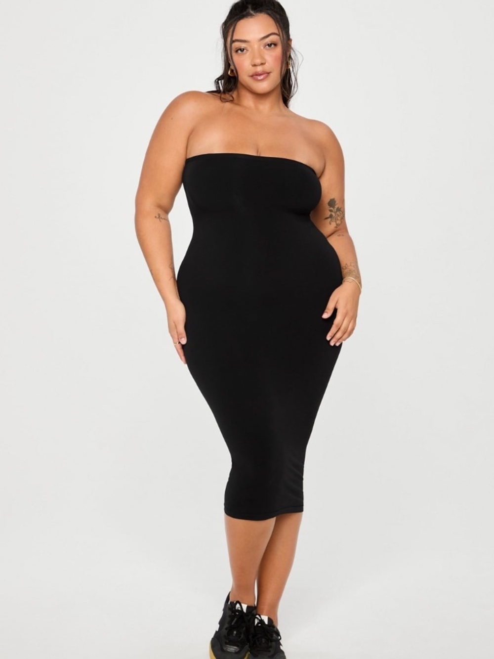 Yitty Nearly Naked Shaping Dress 4X Black NWT 5-in-1 Convertible